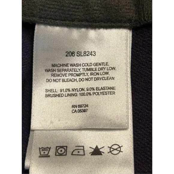 Columbia XCO Pants Womens XL Bootcut Purple Softshell Stretch Lined Zip Ankle (0 - Picture 10 of 10